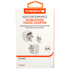 Adaptateur de Voyage Universel 6A XSSIVE XSS- | Smarty Paris